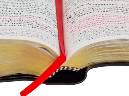 Imagem de Bíblia Sagrada Cpad- Letra Gigante- Palavra de Jesus em Vermelho- Harpa- Grande- ARC
