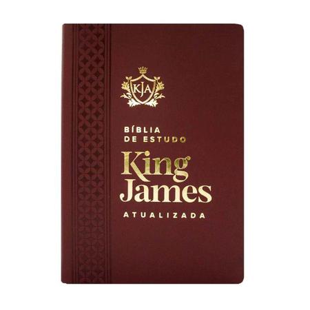 Imagem de Biblia sagrada de estudo king james atualizada luxo letra grande varias cores