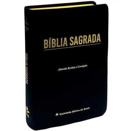 Imagem de Bíblia Sagrada Economica  ARC  Letra Gigante  Capa Preto Luxo
