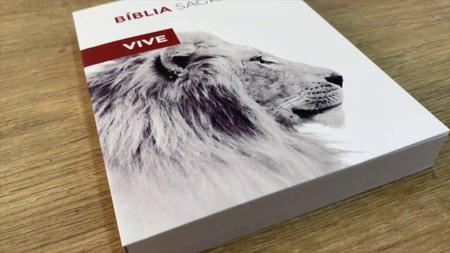 Biblia Sagrada Leao Consumado ACF Letra Maior Capa Dura - Bíblia