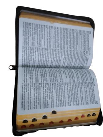 Biblia Letra Hiper Gigante ARC Harpa E Corinhos Zíper Preta - - Bíblia -  Magazine Luiza