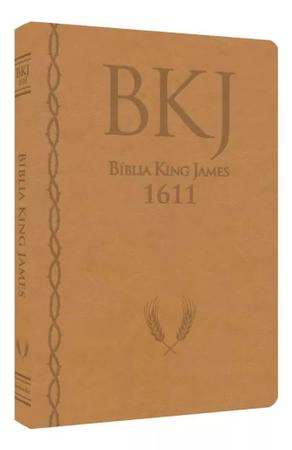 Imagem de Bíblia Sagrada King James 1611 Ampliada  Ultrafina  Letra Normal  Mostarda