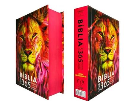 Bíblia com 365 Reflexões e Plano de Leitura em Um Ano Capa Azul