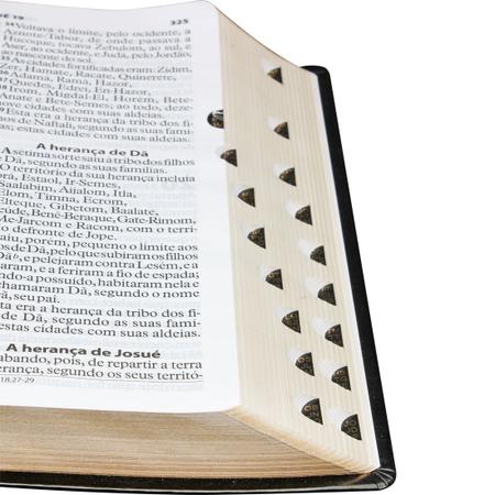Imagem de Bíblia Sagrada - Letra Extragigante - Com Índice Lateral - Edição com Letras Vermelhas - Revista e Atualizada - Preta