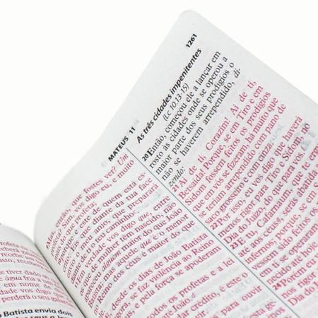 Imagem de Bíblia Sagrada Letra Gigante Arc Rosa