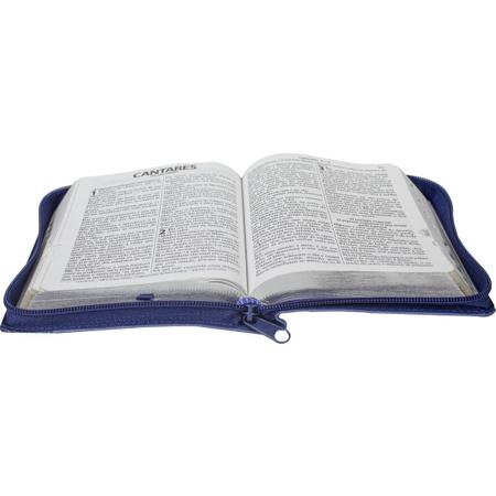 Imagem de Bíblia sagrada letra grande com índice digital e zíper: almeida revista e corrigida (arc)