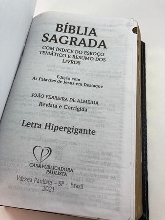 Bíblia Sagrada - Mover De Deus Letra Ultragigante Preta Arc - Bíblia -  Magazine Luiza