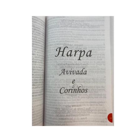 Biblia Letra Hiper Gigante ARC Harpa E Corinhos Zíper Preta - - Bíblia -  Magazine Luiza