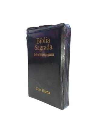 Bíblia Com Zíper Letra Hipergigante Preta - Versão Corrigida - Bíblia -  Magazine Luiza