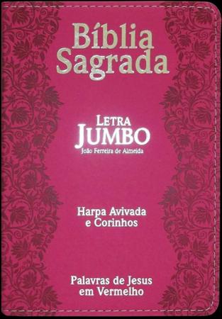 Bíblia Sagrada Luxo Lt Jumbo, A Maior Letra Do Mercado, Com Harpa - Bíblia  - Magazine Luiza