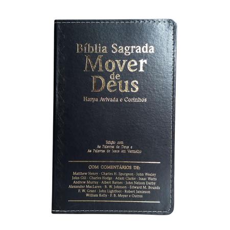 Bíblia Sagrada - Mover De Deus Letra Ultragigante Preta Arc - Bíblia -  Magazine Luiza