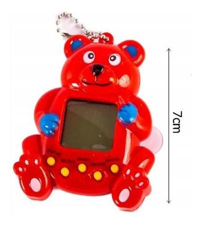 Imagem de Bichinho Bicho Virtual Tamagochi 168 Animais Brinquedo Retro Urso