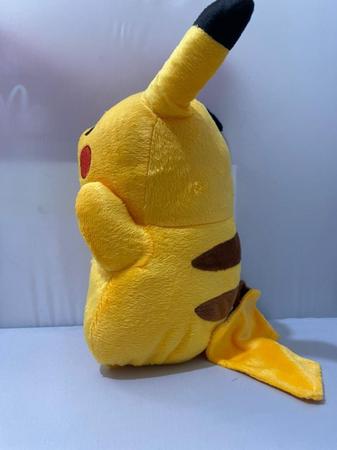 Imagem de Bicho Pelúcia Pikachu Pokémon Amarelo Macio