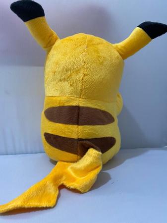 Imagem de Bicho Pelúcia Pikachu Pokémon Amarelo Macio