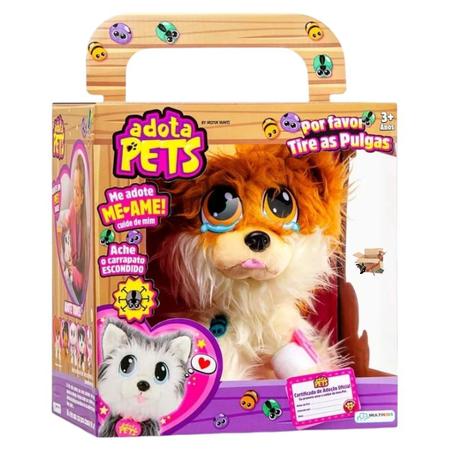 Bicho Ursinho De Pelúcia Adota Pets Com Acessórios Multikids Imagem de Bicho Ursinho De Pelúcia Adota Pets Com Acessórios Multikids