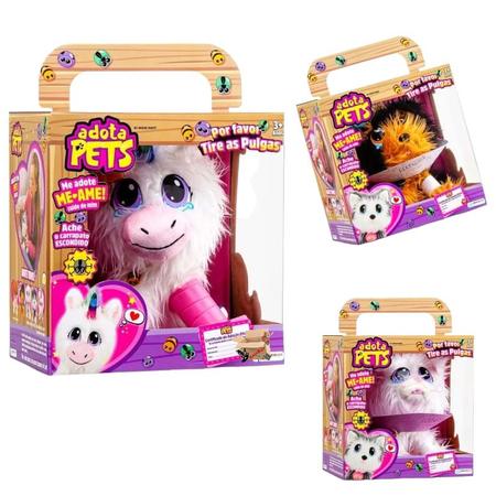 Bicho Ursinho De Pelúcia Adota Pets Com Acessórios Multikids Imagem de Bicho Ursinho De Pelúcia Adota Pets Com Acessórios Multikids