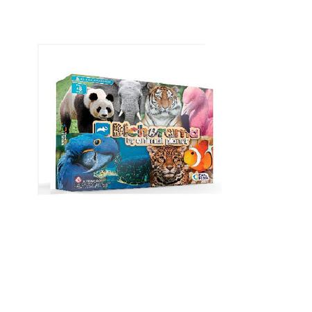 Brinquedo Jogo de Tabuleiro Bichorama animal planet Infantil Discovery -  Camilo's Variedades