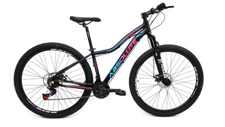 Imagem de Bicicleta Absolute Hera Aro 29 Quadro 17 Alumínio preto/pink/azul 24V .