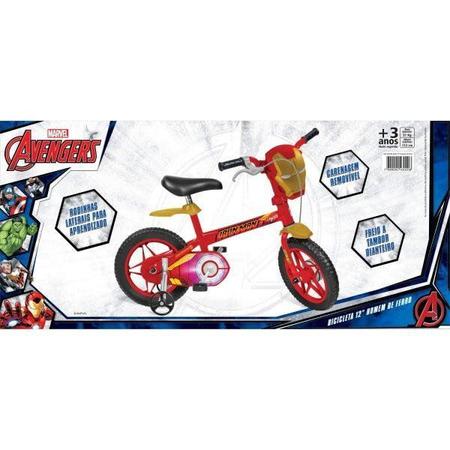 Imagem de Bicicleta Aro 12 Homem de Ferro Brinquedos Bandeirante