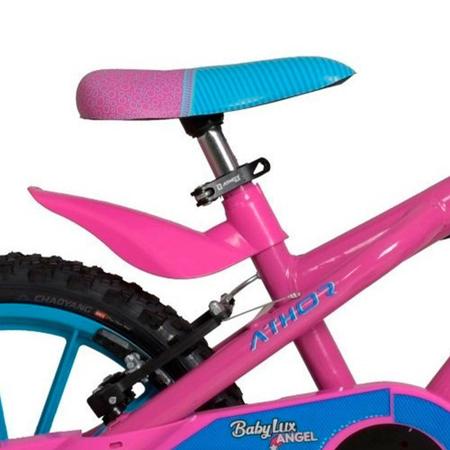 Imagem de Bicicleta Aro 16 Feminina Athor Baby Lux Angel Com Cesta