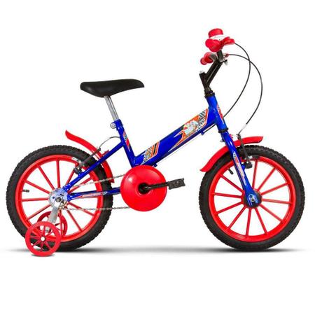 Imagem de Bicicleta Aro 16 Ultra Kids T Azul E Vermelho - Ultrabike