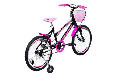 Imagem de Bicicleta Aro 20 Feminina Infantil Roda Lateral Tridal