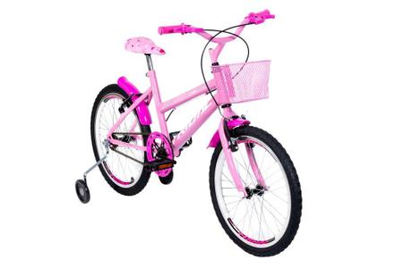 Imagem de Bicicleta Aro 20 Feminina Infantil Roda Lateral Tridal