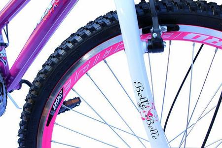 Imagem de Bicicleta aro 24 fem com aro aero pink