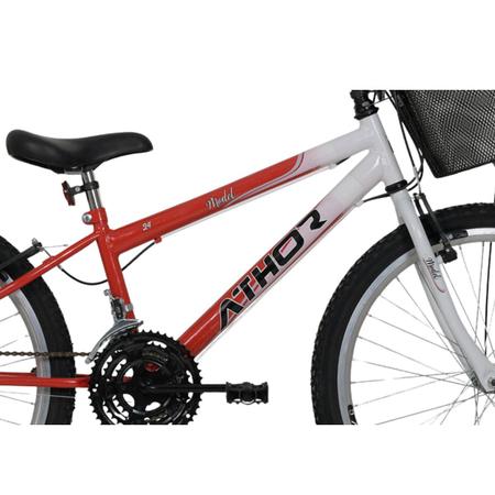 Bicicleta Aro 24 Mtb 18 Machas Marca Athor Model Feminina Imagem de Bicicleta Aro 24 Mtb 18 Machas Marca Athor Model Feminina