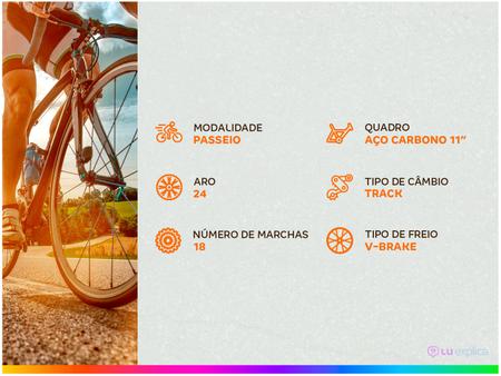 Imagem de Bicicleta Aro 24 Track & Bikes Axess Freio V-Brake