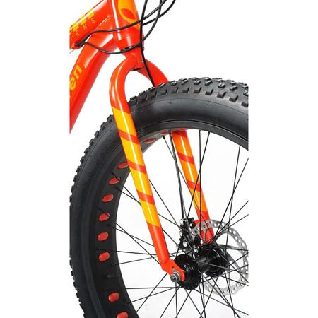 Imagem de Bicicleta Aro 26 Bike Fat Boy Elleven Aliens 21v Laranja