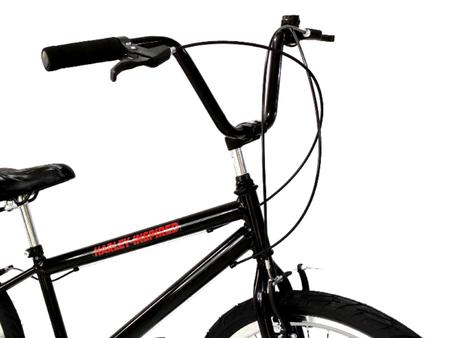 Imagem de Bicicleta aro 26 com banco de mobilete 6 marchas tipo bmx pt