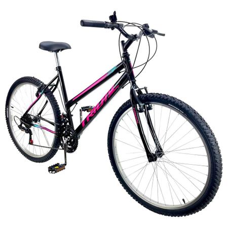 Imagem de Bicicleta Aro 26 Feminina 18 Marchas Tridal Bike