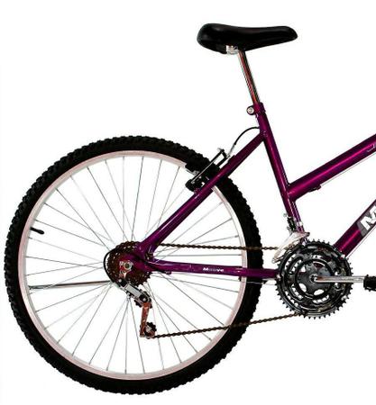 Imagem de Bicicleta Aro 26 Feminina Adulto 18 Marchas Violeta Roxa