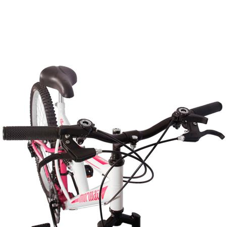 Bicicleta mormaii fullsion aro 26 branco rosa - mormaiishop - mobile