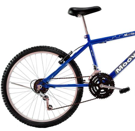 Imagem de Bicicleta Aro 26 Masculina Adulto 18 Marchas Azul