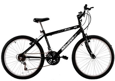 Imagem de Bicicleta Aro 26 Masculina Adulto 18 Marchas Preta