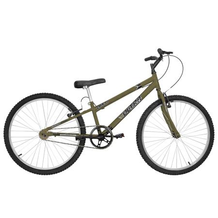 Bicicleta Amarela e Branca Aro 26 18 Marchas Pro Tork Ultra em