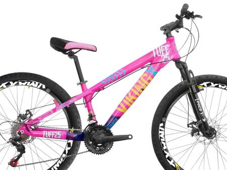 Bicicleta Aro 26 Vikingx 21 Marchas Freio Disco C/ Suspensão