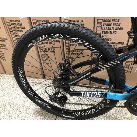 Bicicleta Viking X TUFF25 Freeride Aro 26 Freio a Disco 21