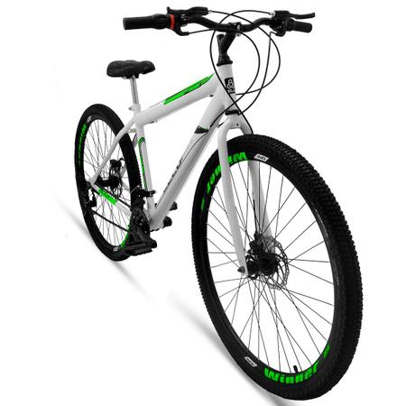 Bicicleta Ello Bike Aro 26 Velox 21 Velocidades Marchas Urbana -  Branco+Laranja