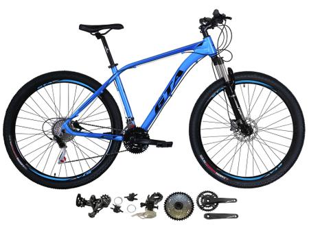 Imagem de Bicicleta Aro 29 Gta Insane 2x9 Freios Hidráulicos Garfo Com Trava 18v Alumínio - Azul