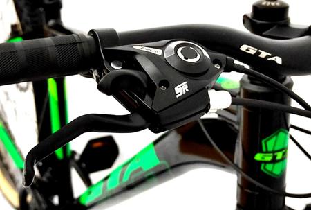 Imagem de Bicicleta Aro 29 GTA Quadro 17 Alumínio preto/verde 21V .