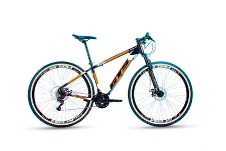 Bicicleta Alumínio Aro 29 Gts Feel Freio À Disco 21 Marchas - Rosa+Preto
