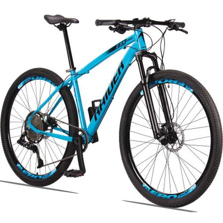 Imagem de Bicicleta Aro 29 Raider Z3X Pro 12v Câmbio Absolute Freio Hidráulico Suspensão com Trava Azul e Preto Tam: 15