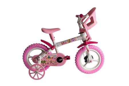 Bicicleta Infantil 4 A 5 Anos Feminina Princesas Meninas