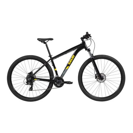 Imagem de Bicicleta caloi explorer sport aro 29 24v 2021 - hidraulico pto/amarelo