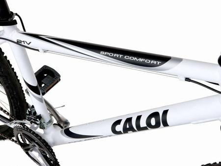 Bicicleta Caloi Sport Comfort - Aro 26 - Freio V-Brake - Câmbio Traseiro  Shimano - 21 Marchas