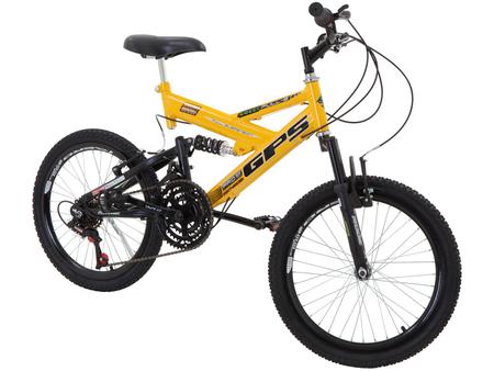 Bicicleta Aro 20 Colli GPS Dupla Suspensão Full 21 velocidades