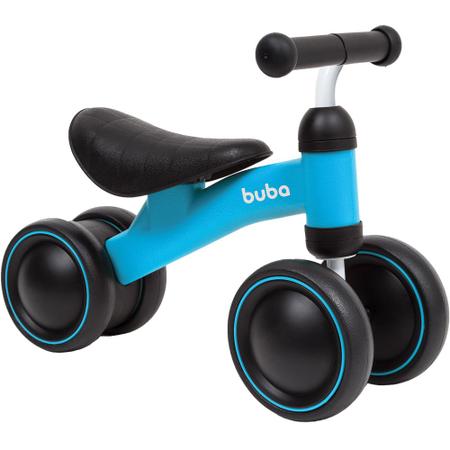 Imagem de Bicicleta de criança para Equilíbrio 4 Rodas Azul 13517 - Buba